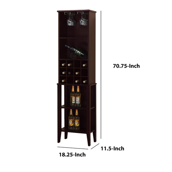 Well Designed Elegant Wine Bar With Wine Racks