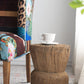 Antique Round Wooden Low Stool