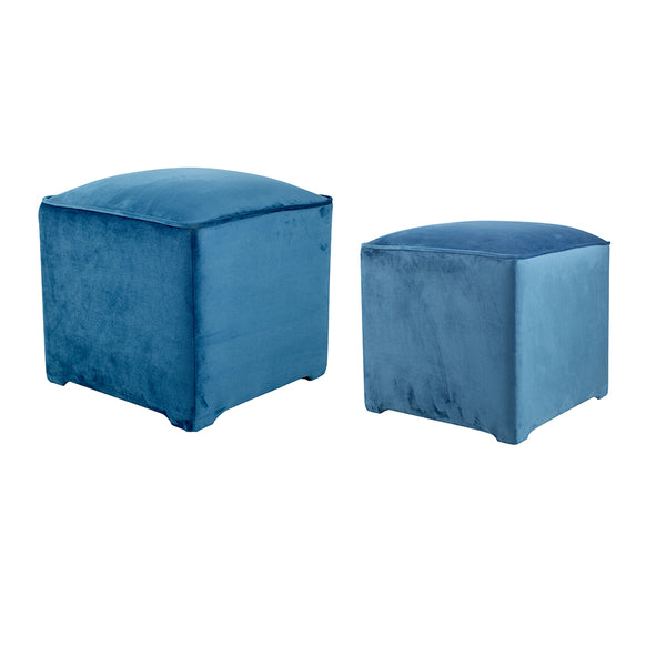 Bold Accent Square Stools