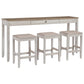 4 Piece Counter Height Dining Table Set with Bar Stool